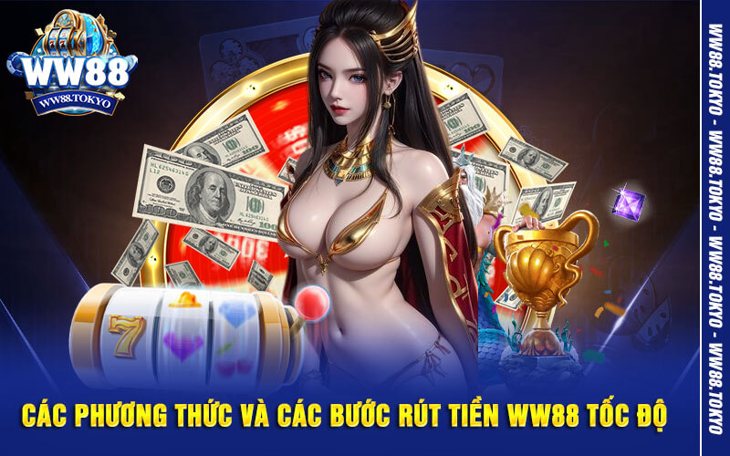 Các phương thức và các bước rút tiền WW88 tốc độ